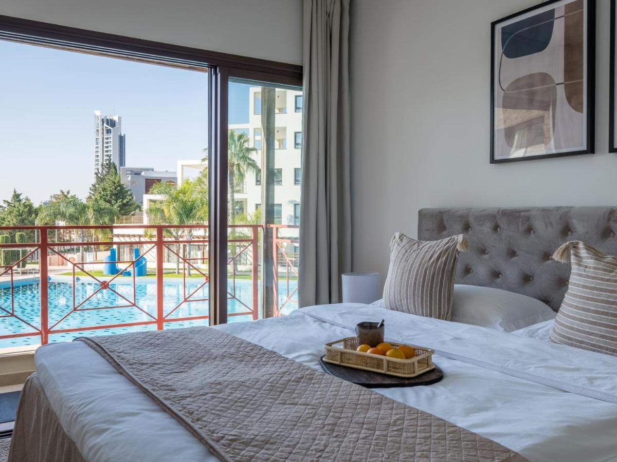 Sanders Aqua Park Resort - Precious 3-Bedroom Holiday Home With Shared Pool Limassol Exteriör bild